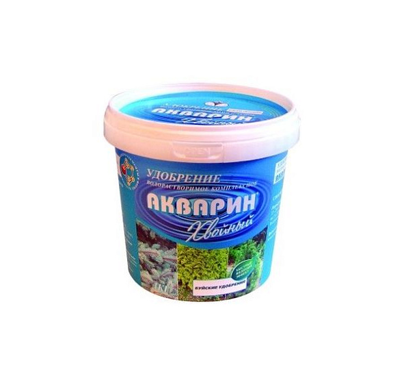 Водорастворимое удобрение для хвойных, Акварин